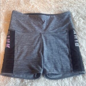 PINK Victoria's Secret Women's Gray and Black Shorts.  NEW w/o tags